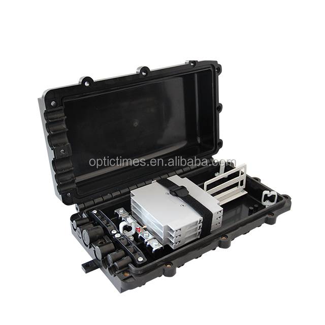 Ftth Aerial 6 Ports Cable Management Box Fiber Optic Splice Joint Closure Junction Box Optical Fiber Joint Box